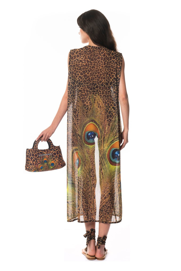 Gilet Peacock Animalier