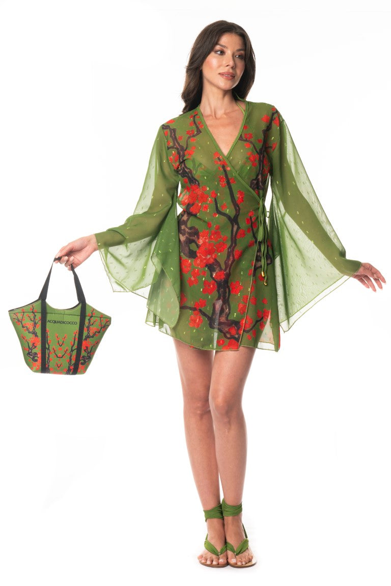 Kimono Corto Garden Chic