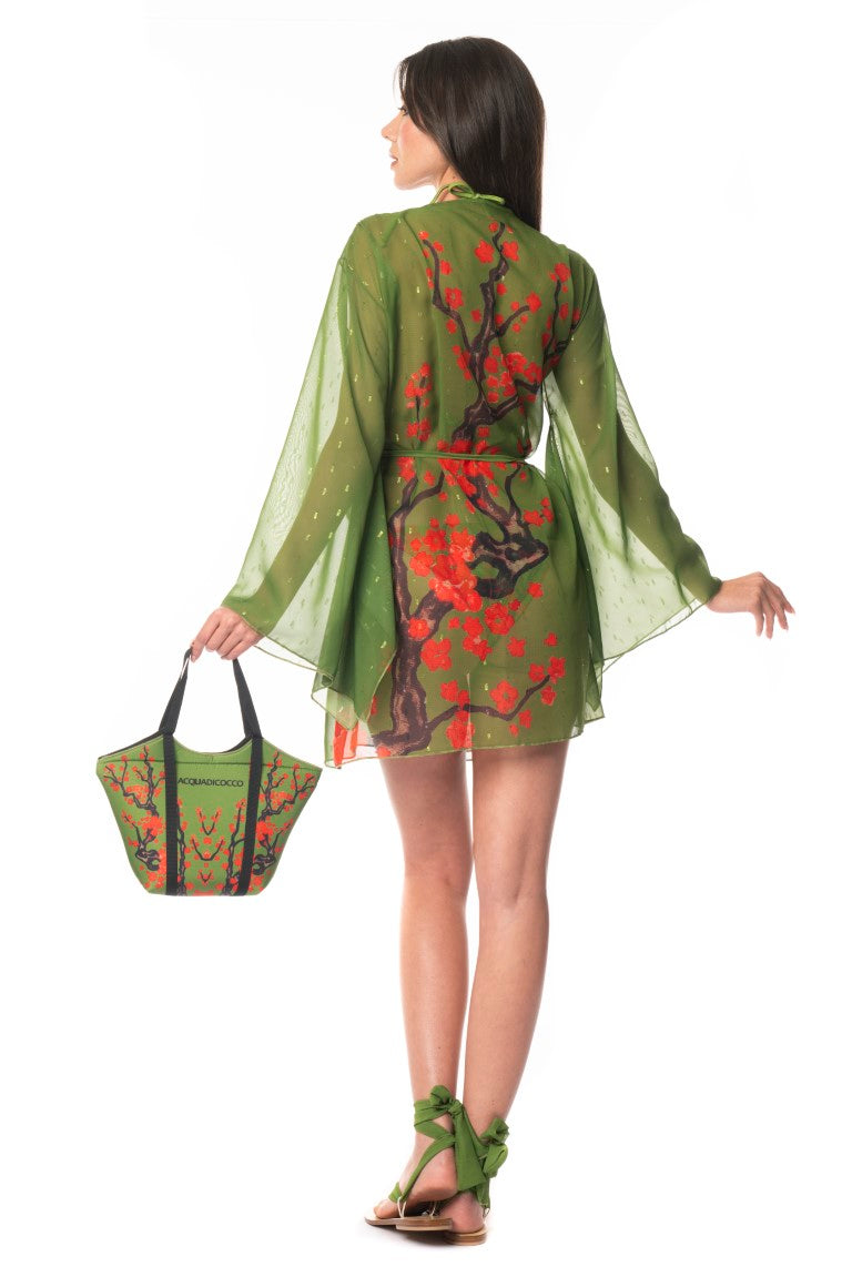 Kimono Corto Garden Chic