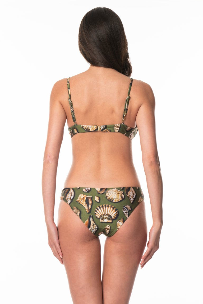 Bikini Americano Anello Oro Marina Green