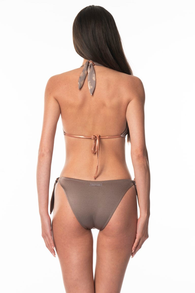 Bikini Americano Centroseno Rose Gold Lamina Bronze