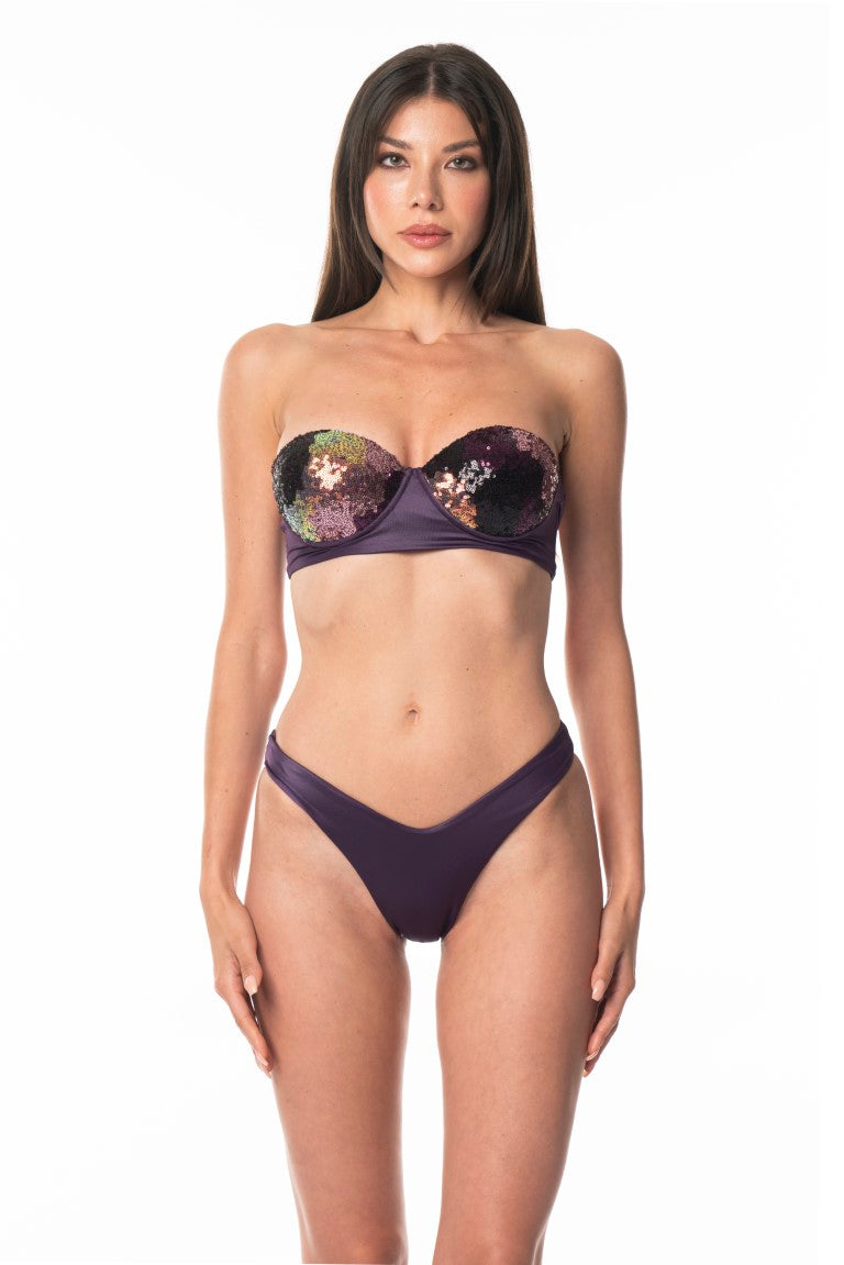 Bikini Balconcino Purple Foil